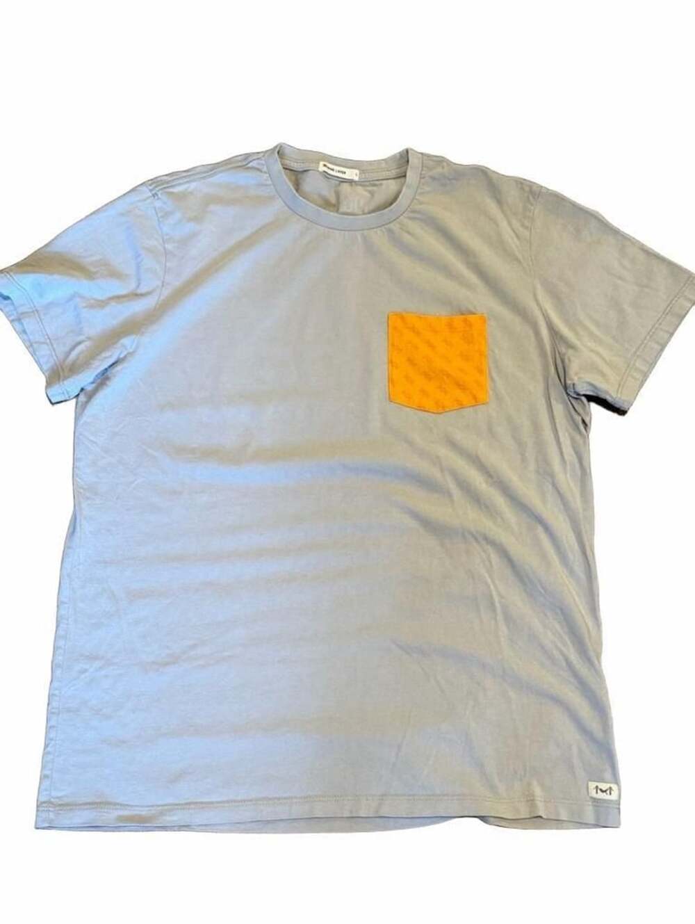 Marine Layer DNA Pocket T-Shirt Size L Light grey